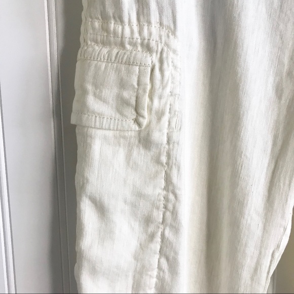 Vince White Linen Pants - Picture 4 of 8